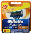 Fusion Proglide Power Disposable Refill Pack Of 8