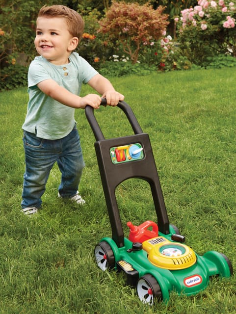 little tikes gas n go mower