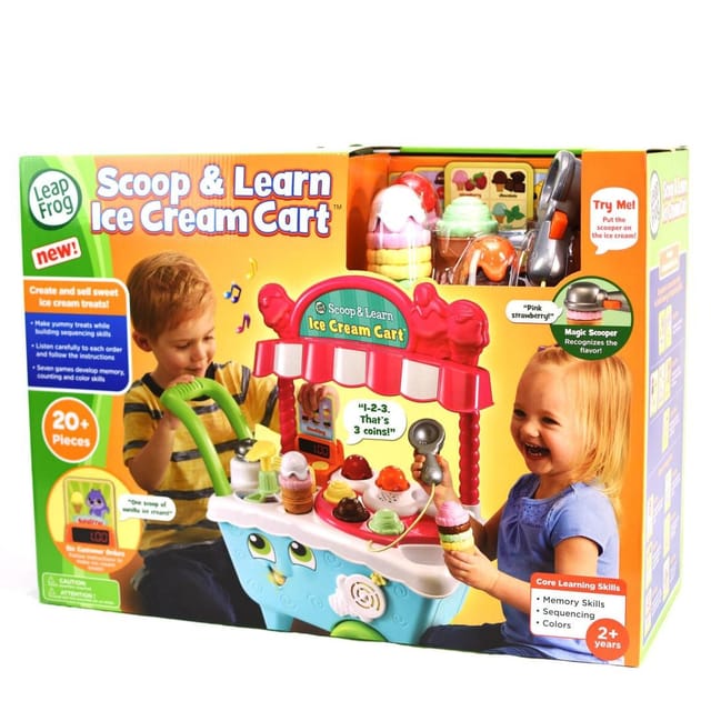 scoop & learn ice cream cart by leapfrog