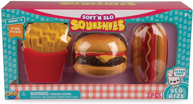 Soft'n Slo Squishies Fun Food 3 Pack