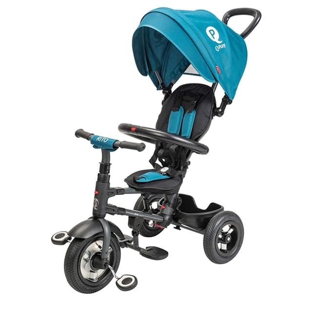 Children tricycle-greenblue