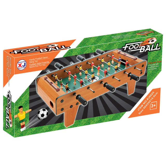 Wooden Small Table-Top Soccer Game (Brown) 50x25x15.5