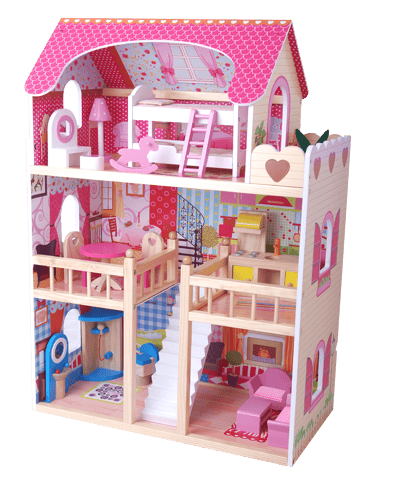 emily wooden doll house