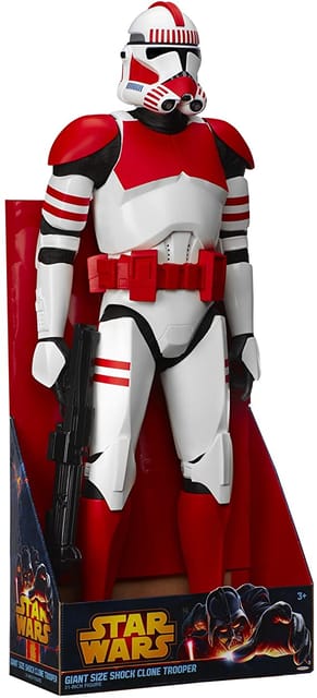 SW Clone Trooper Shock (White/Red) 31" My Size