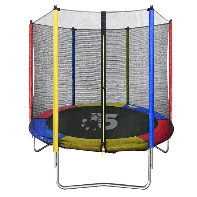 6' trampoline +safety net