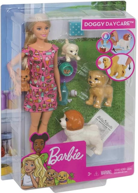 Barbie® Doggy Daycare™ Doll & Pets
