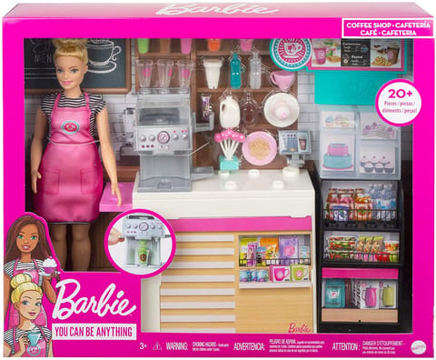 BARBIE COFFEE SHOP (WITH DOLL) PLAYSET