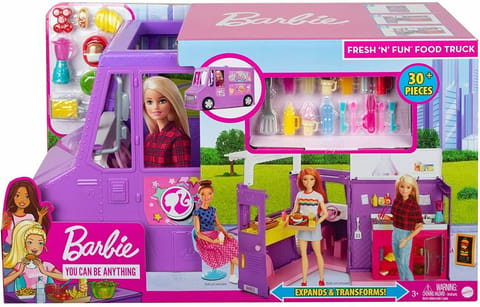 BARBIE FOOD TRUCK (WITH DOLL)