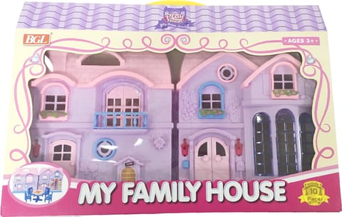 MEDIUM MY HOME PLAYSET WITH 8 ACCESS - (NEW)