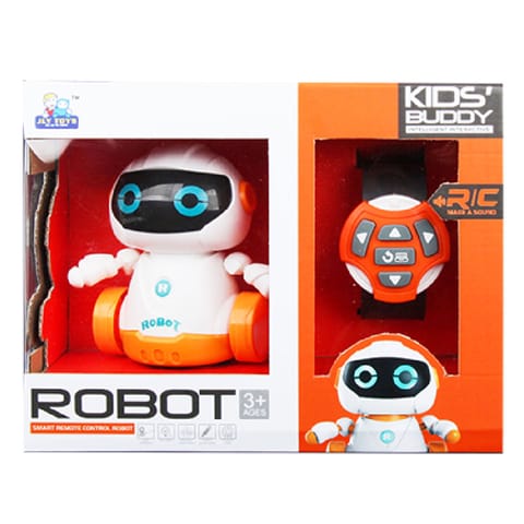 WATCH R/C ROBOT  + LIGHT + SOUND EFFECT BATTERY INCLUDED 4 * AG13 1 * CR2032