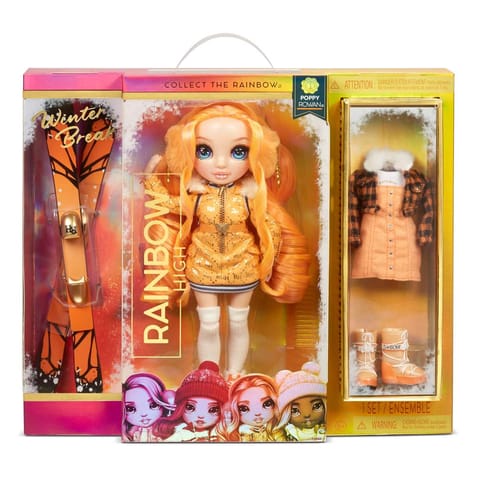 Rainbow High Fashion Winter Break Doll- Poppy Rowan (Orange)