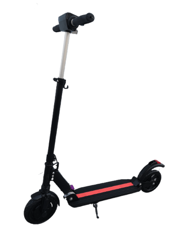E-SCOOTER 36V/4.4AH, 350W, 25KM/H, 15KM can be ride after full charge -EBS Brake+Foot Brake (BLACK)