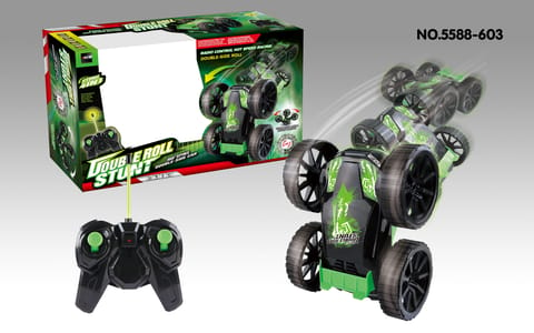 R/C DOUBLE ROLL STUNT CAR 360 degree spins 3+