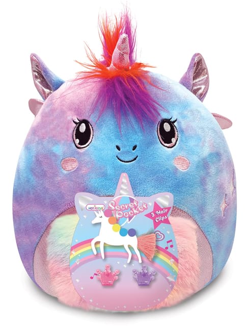 Huggy Squeeze with Hair Accessories, Unicorn