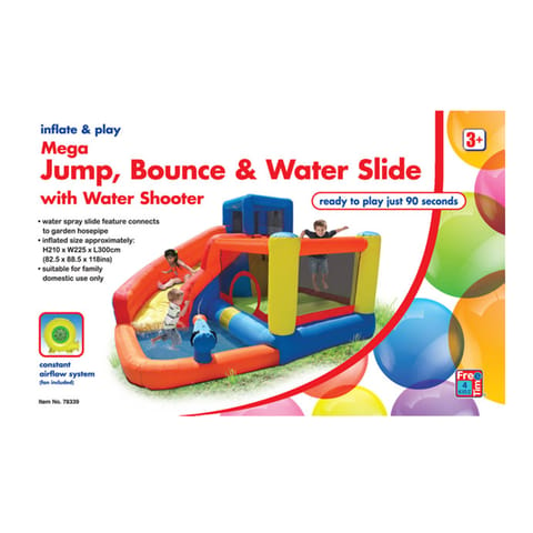Mega Jump, Bounce & Water slide ( w/ water shooter)