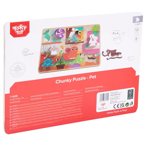 Tooky Toy  Chunky Puzzle - Pet