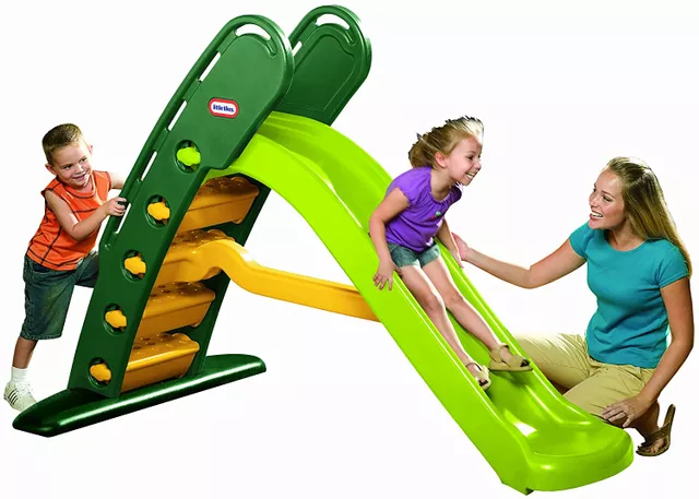 little tikes giant green slide