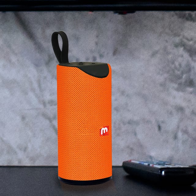 orange portable speaker