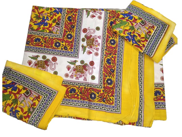 Printed Double Bedsheet with Pillow (VH013)