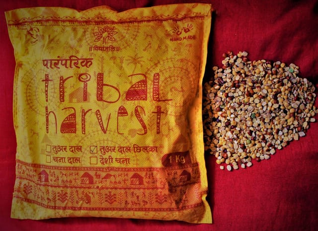 Arhar Dal / Toor Dal 1 kg / Tuar Dal - Paramparik Tribal Harvest