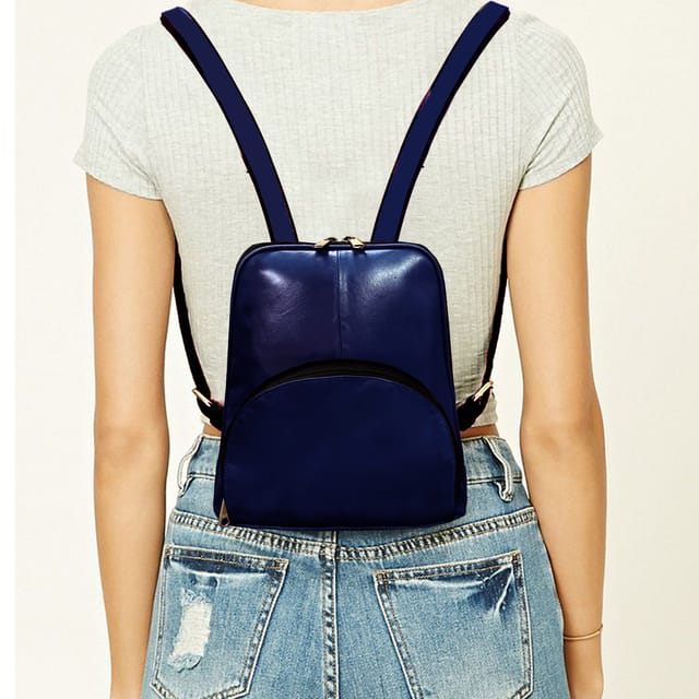 navy blue backpack women's