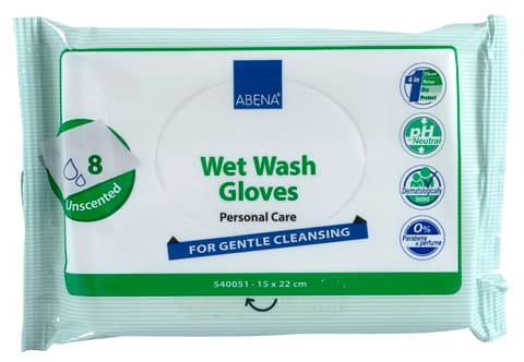 Wet Wash Gloves - Disposable Personal Care Aids