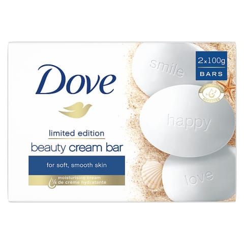 Dove Original Beauty Cream Soap Bars, 2 x 100g per case of 12 packs (24)