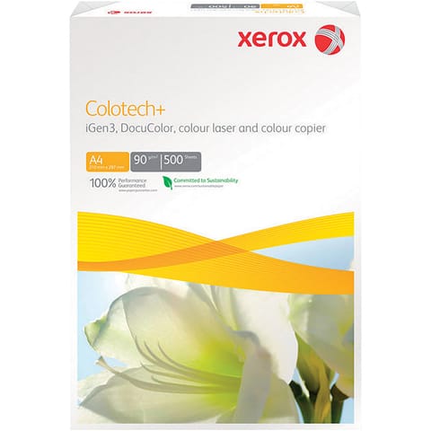 Xerox FSC Colotech+ Digital Colour Paper Prem Ream-Wrapped ColorLok  90gsm A4 White Ref 64487[500 Sheets]