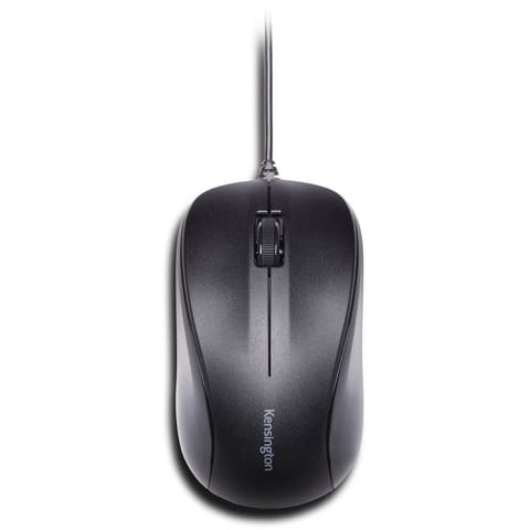 Kensington ValuMouse Wired Optical Three-Button Mouse USB Optical 1000dpi Both Handed Black Ref K72110EU