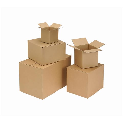Packing Carton Double Wall Strong Flat Packed 610x457x457mm Brown [Pack 15]