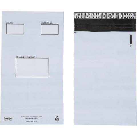 Keepsafe Envelope Extra Strong Polythene Opaque C5 W165xH240mm Peel & Seal Ref KSV-MO1 [Box 100]