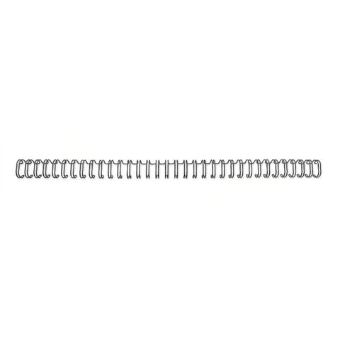 GBC Binding Wire Elements 34 Loop for 55 Sheets 6mm A4 Black Ref RG810410 [Pack 100]