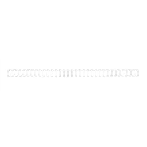 GBC Binding Wire Elements 34 Loop for 55 Sheets 6mm A4 White Ref RG810470 [Pack 100]