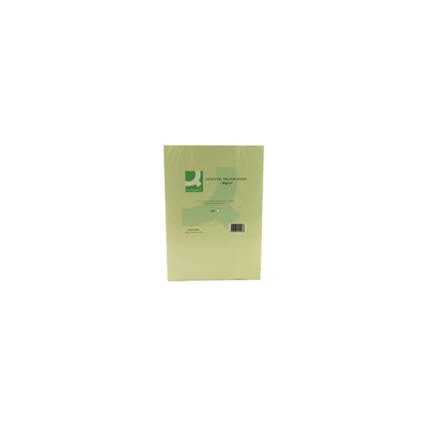 Q-Connect Yellow A4 Paper 80gsm Ream of 500 Sheets