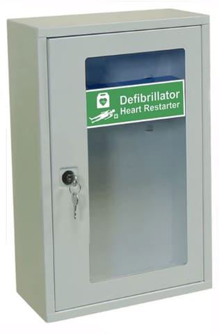 Indoor Defibrillator Cabinet With Key Lock