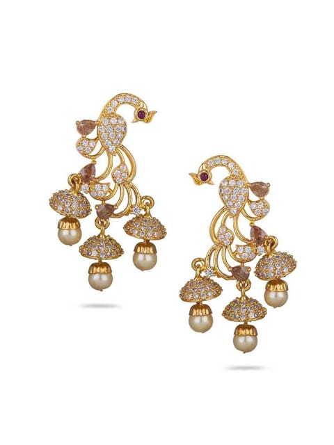 Traditional Peacock Earring - CNB2722