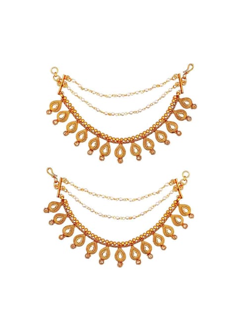 Traditional Ear Chain in Gold Finish - CNB2944