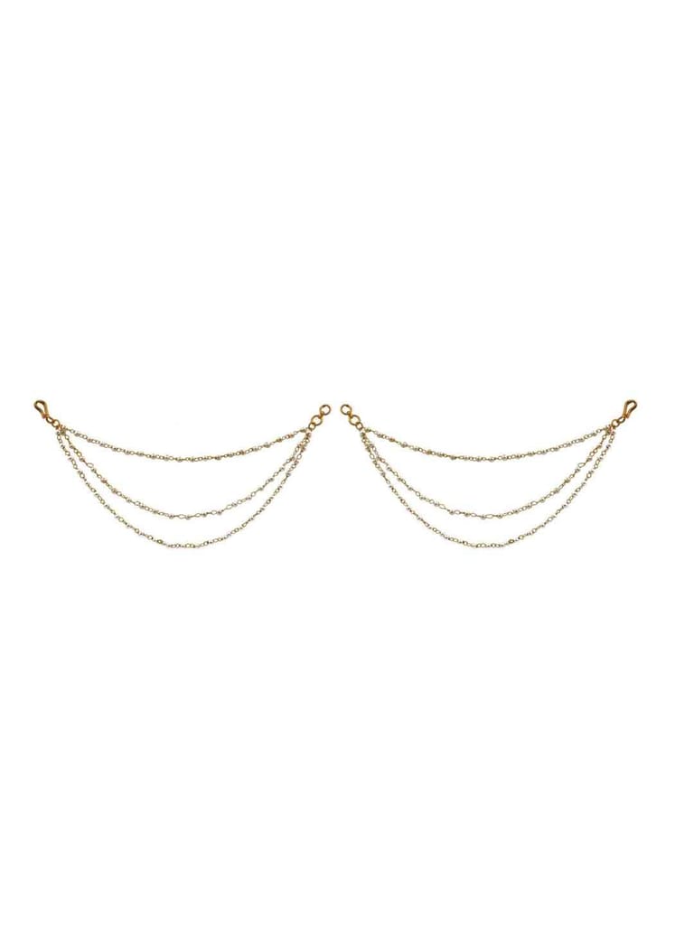 Traditional Ear Chain in Gold Finish - CNB2311