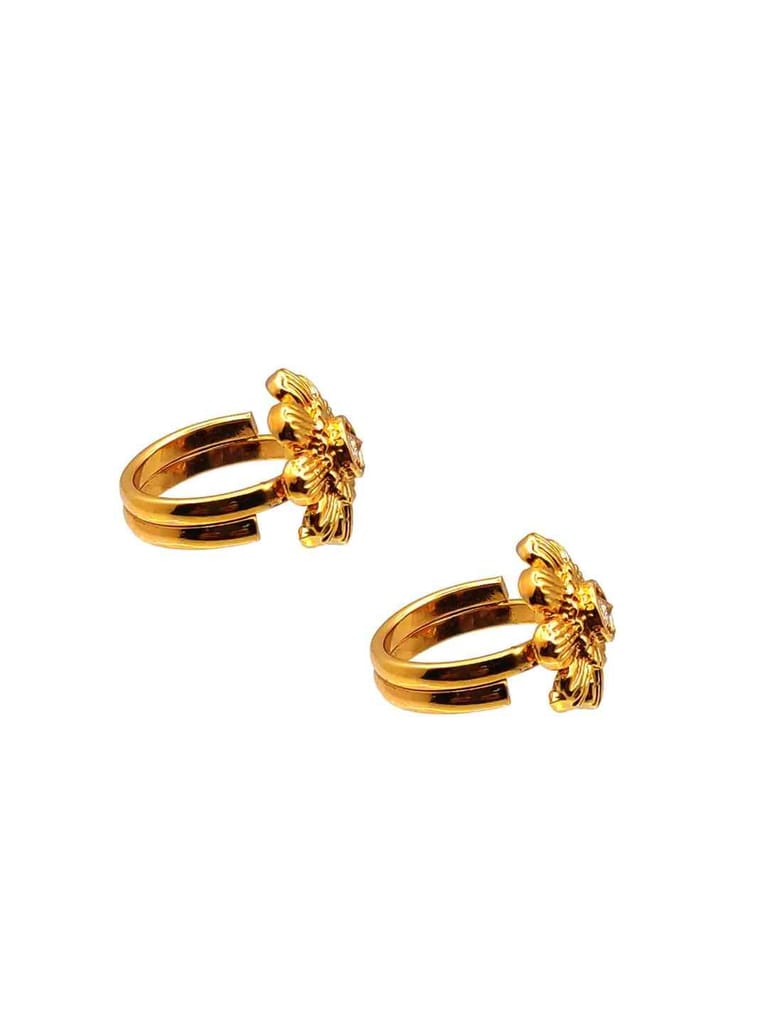 Fashionable Toe Ring in Gold Finish - CNB2319