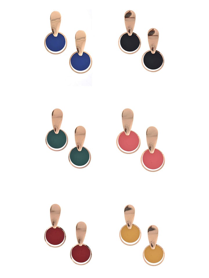 Western Earrings in Assorted color and Gold finish - CNB15026