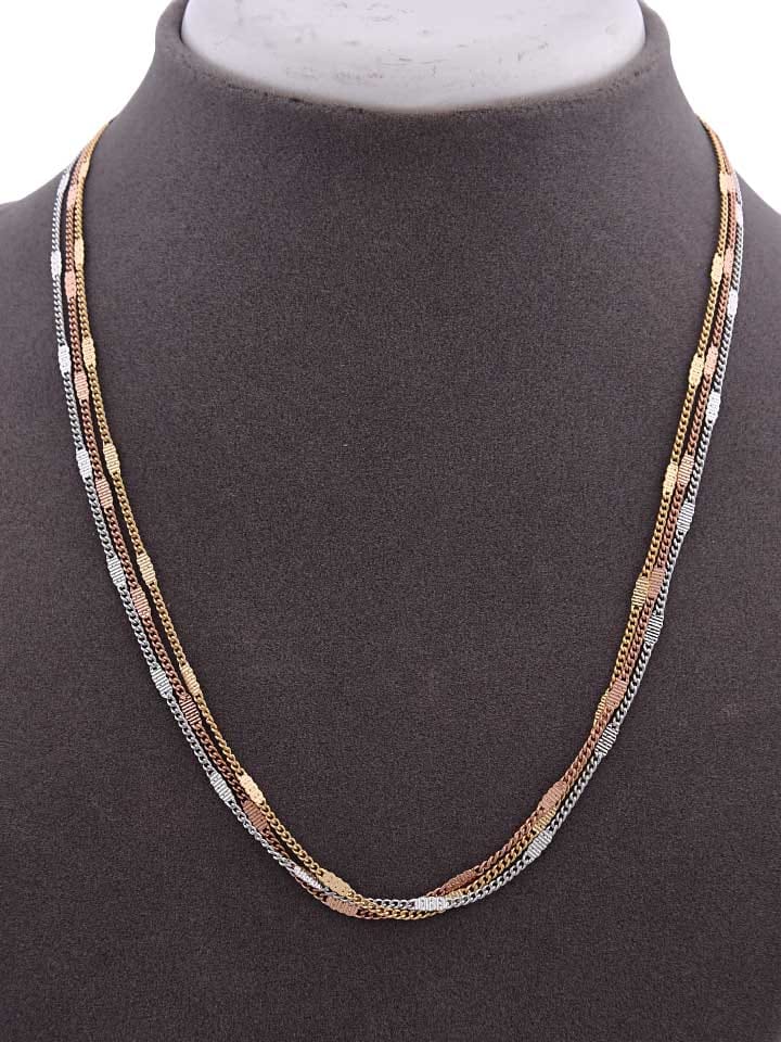 Western Chain in Three Tone Color finish - CNB15172