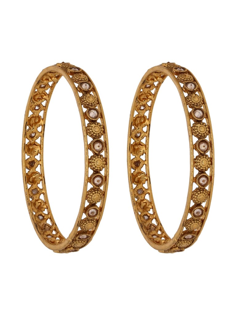 Traditional Bangles in Gold finish - S31007