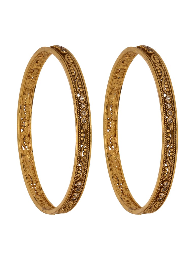 Traditional Bangles in Gold finish - S31018