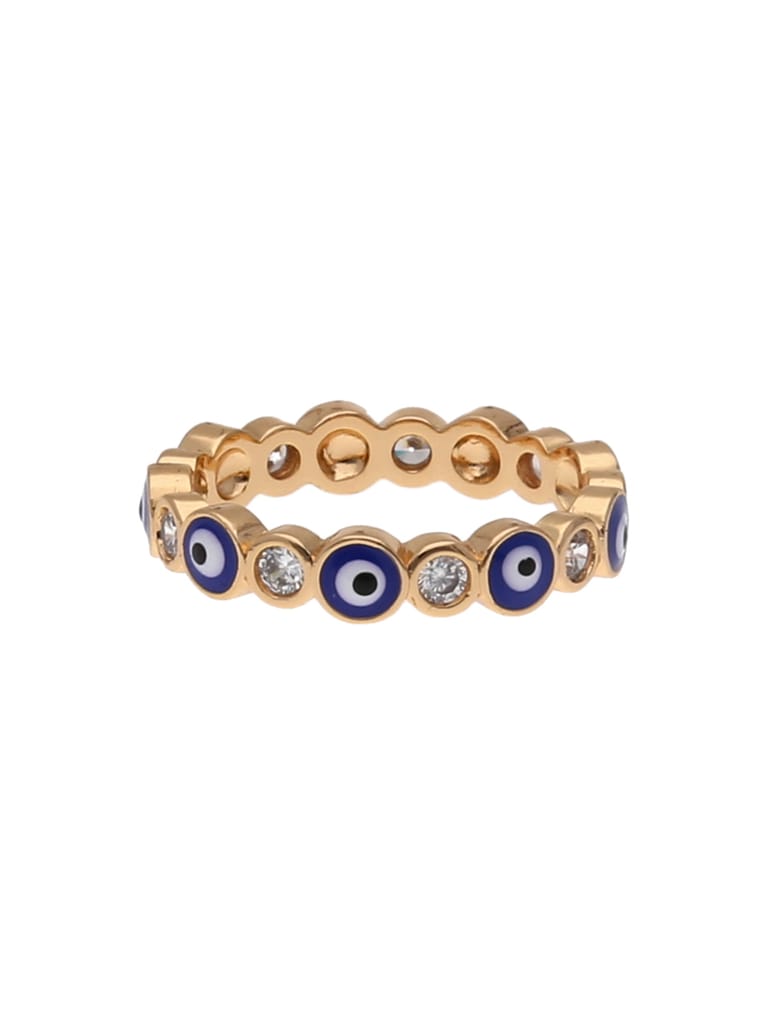 Evil Eye Finger Ring in Gold finish - CNB19029