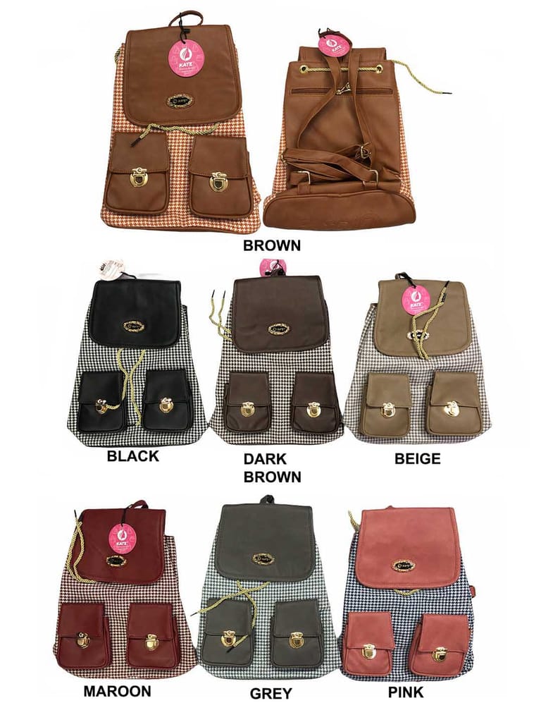 Trendy Backpack in Assorted color -  LCB-100