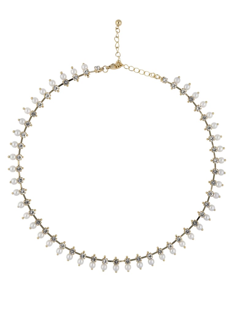 Western Necklace in Gold finish - CNB22554
