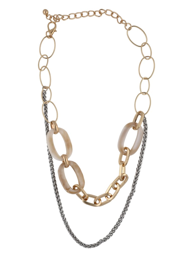 Western Necklace in Two Tone finish - CNB24307