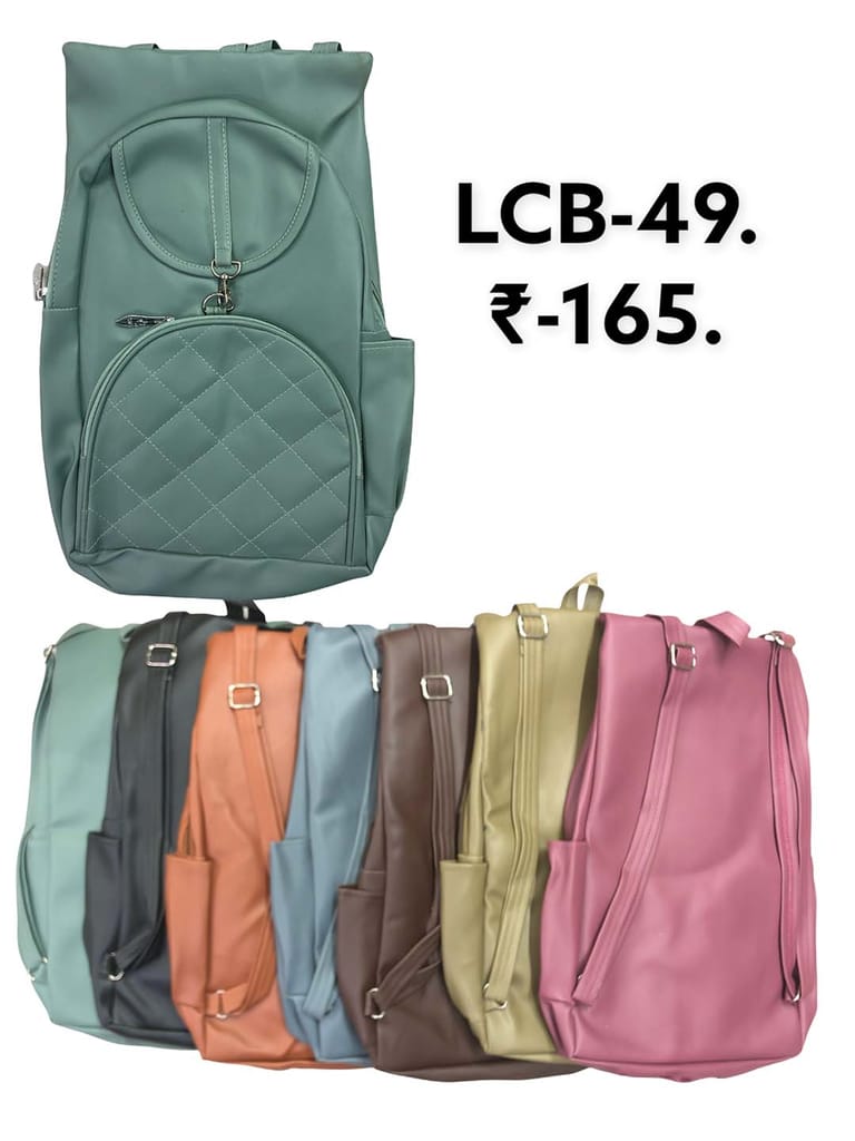Casual Backpack in Assorted color - LCB-49