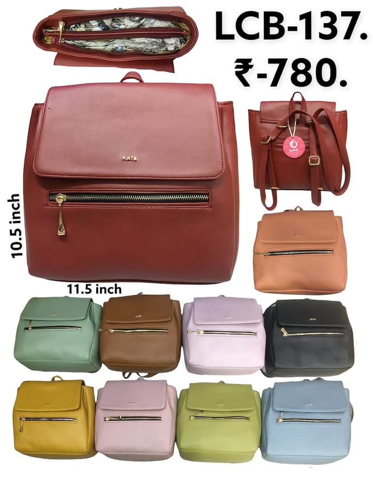 Casual Backpack in Assorted color - LCB-137