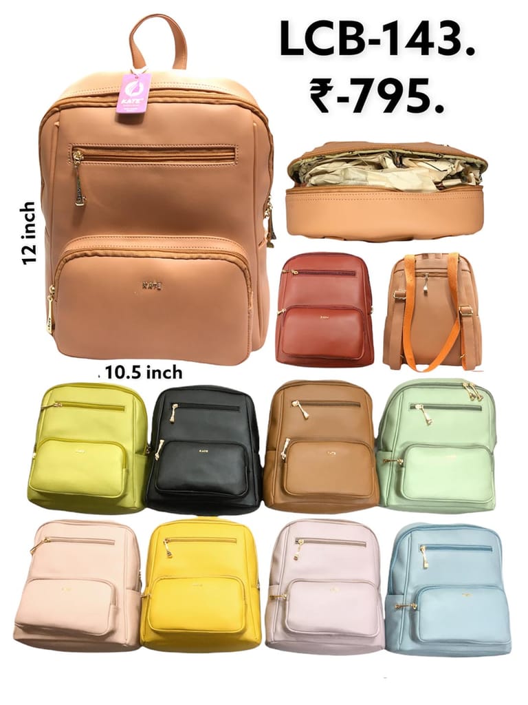 Casual Backpack in Assorted color - LCB-143
